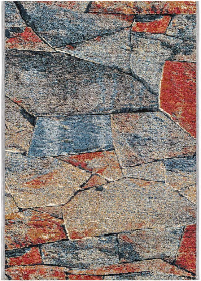 2' x 6' Easy-Clean Modern Indoor / Outdoor Runner Rug