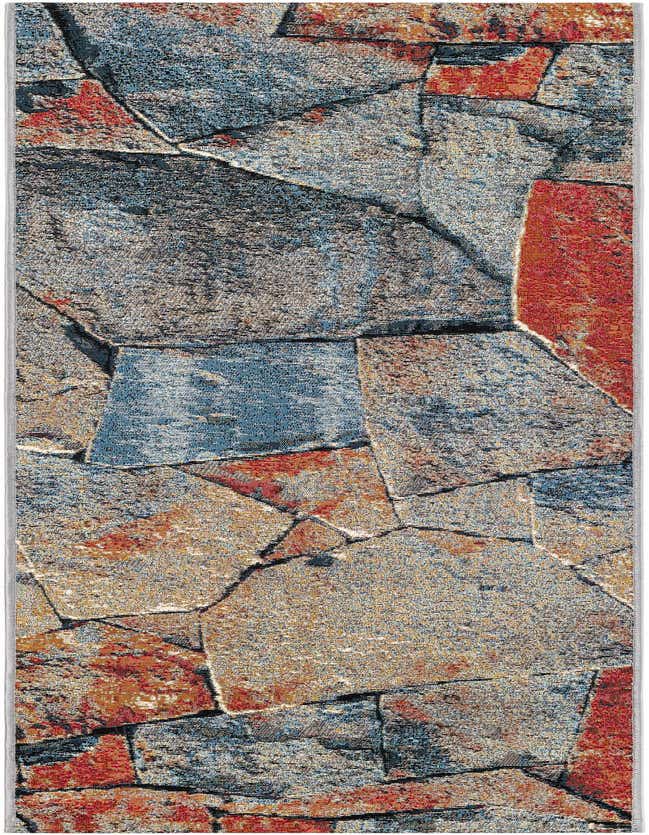 2' x 6' Easy-Clean Modern Indoor / Outdoor Runner Rug