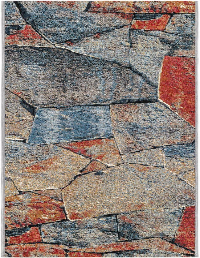 Detail image of 2' x 6' Easy-Clean Modern Indoor / Outdoor Runner Rug