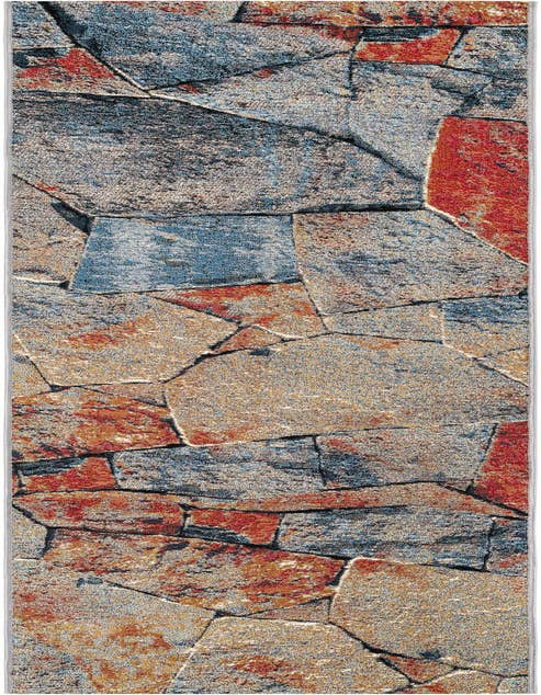 Detail image of 2' x 8' Easy-Clean Modern Indoor / Outdoor Runner Rug