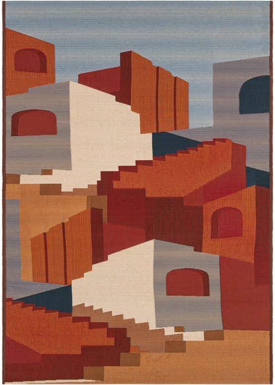 2' 7 x 10' Easy-Clean Modern Indoor / Outdoor Runner Rug