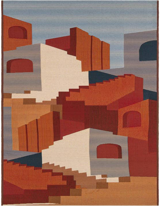Detail image of 2' 7 x 10' Easy-Clean Modern Indoor / Outdoor Runner Rug