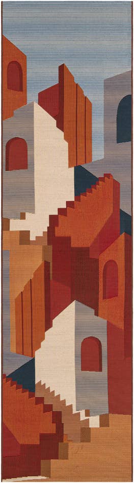 Detail image of 2' 7 x 10' Easy-Clean Modern Indoor / Outdoor Runner Rug