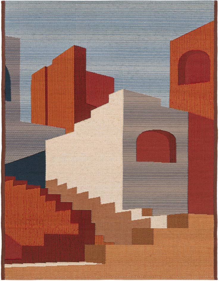 Detail image of 2' x 5' Easy-Clean Modern Indoor / Outdoor Runner Rug