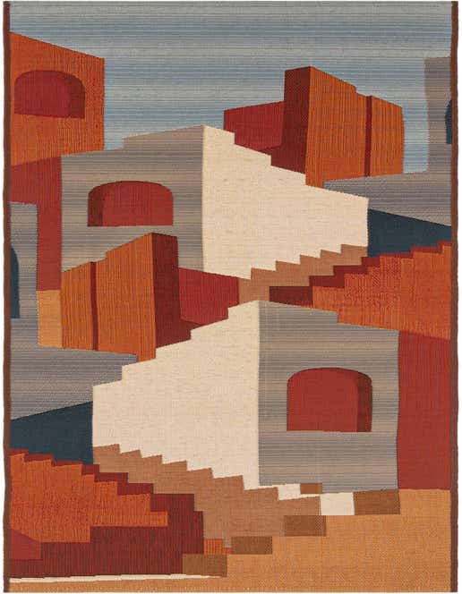 2' x 8' Easy-Clean Modern Indoor / Outdoor Runner Rug