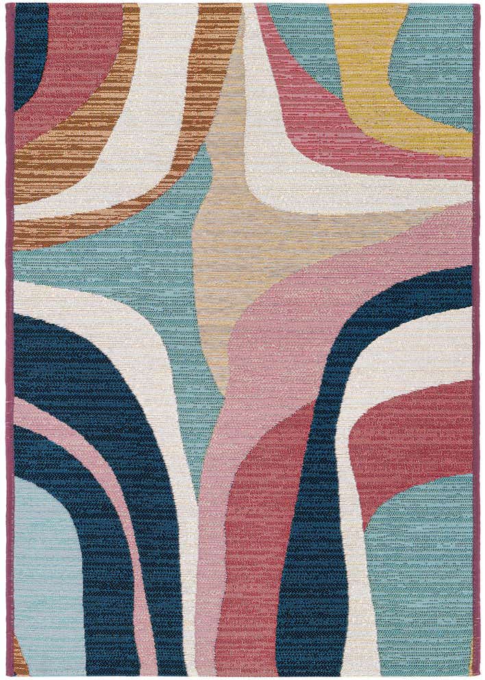 2' x 6' Easy-Clean Modern Indoor / Outdoor Runner Rug