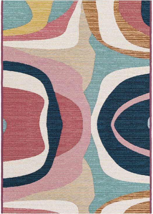 2' x 8' Easy-Clean Modern Indoor / Outdoor Runner Rug