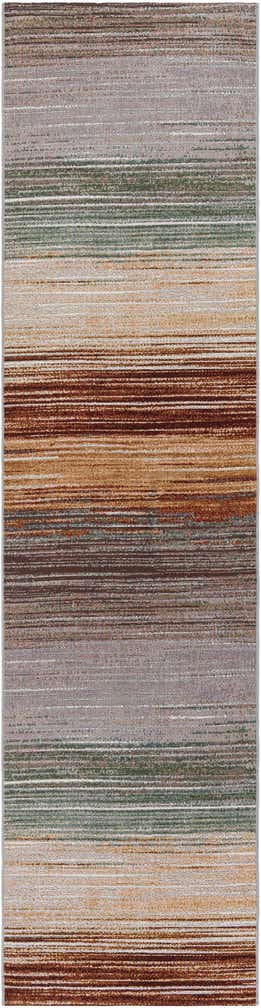 2' 7 x 10' Easy-Clean Modern Indoor / Outdoor Runner Rug
