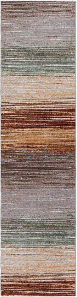 Detail image of 2' 7 x 10' Easy-Clean Modern Indoor / Outdoor Runner Rug