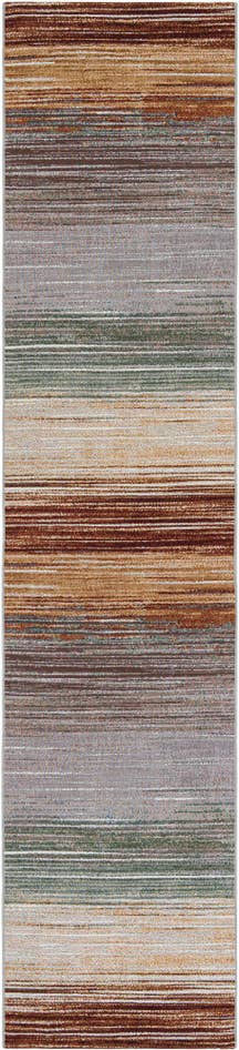 Detail image of 2' 7 x 12' Easy-Clean Modern Indoor / Outdoor Runner Rug
