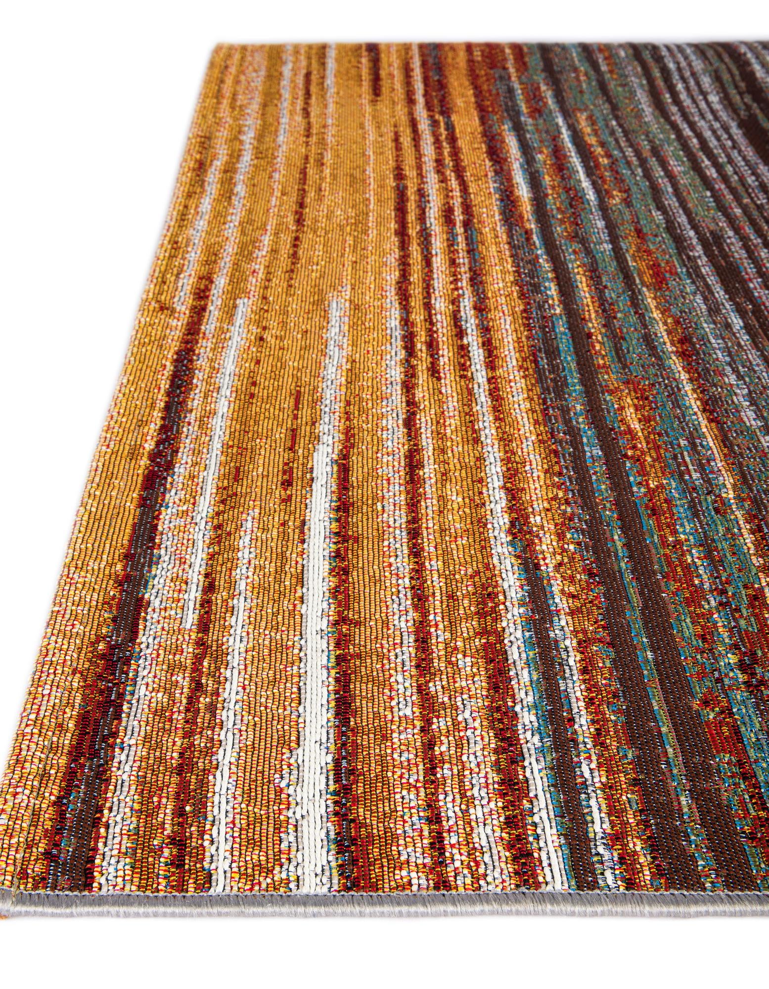 2' 7 x 10' Easy-Clean Modern Indoor / Outdoor Runner Rug