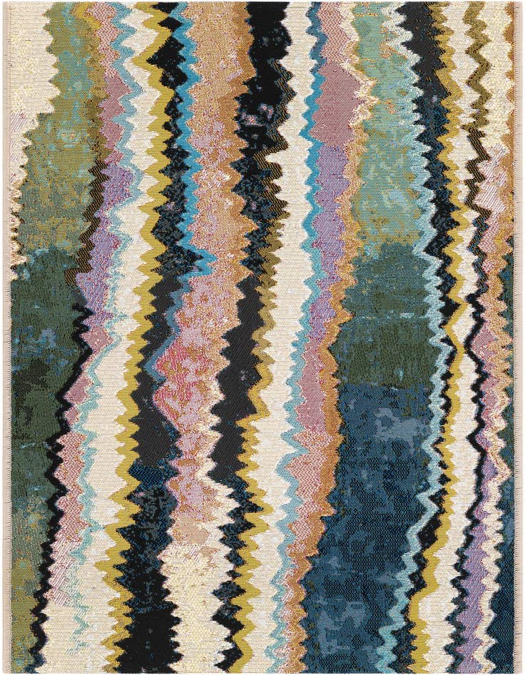 Detail image of 2' x 5' Easy-Clean Modern Indoor / Outdoor Runner Rug