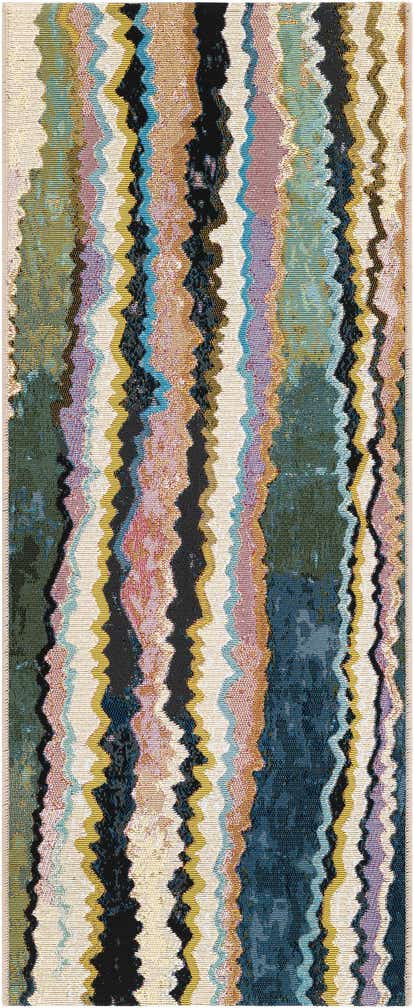 2' x 5' Easy-Clean Modern Indoor / Outdoor Runner Rug