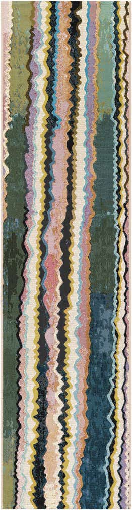 2' x 8' Easy-Clean Modern Indoor / Outdoor Runner Rug
