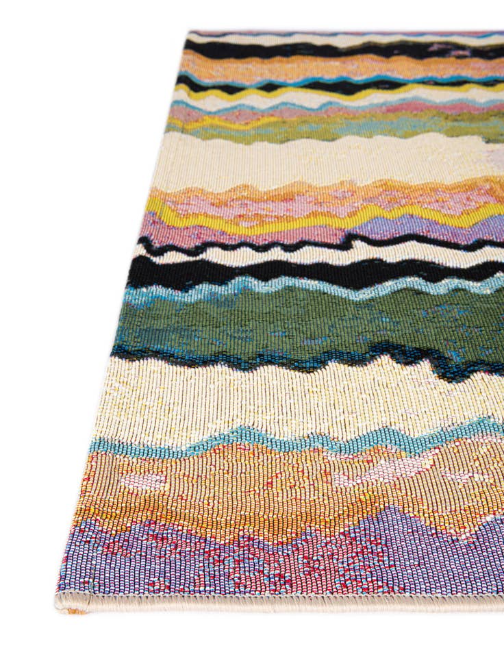 Detail image of 2' 7 x 10' Easy-Clean Modern Indoor / Outdoor Runner Rug