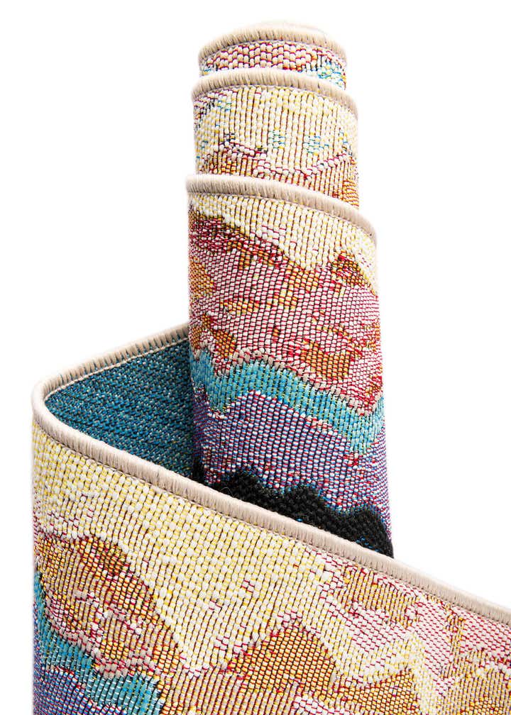 2' x 6' Easy-Clean Modern Indoor / Outdoor Runner Rug