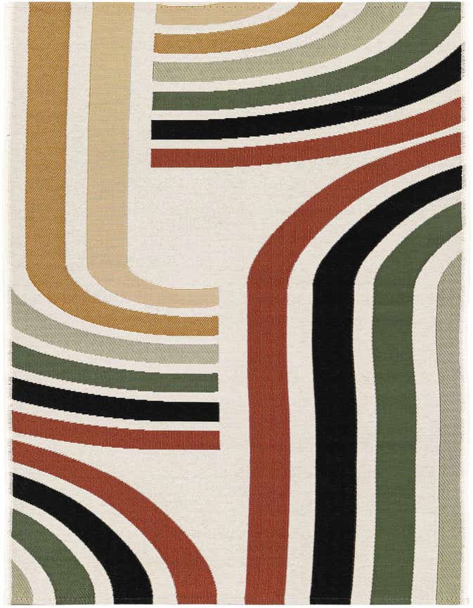 2' x 6' Easy-Clean Modern Indoor / Outdoor Runner Rug