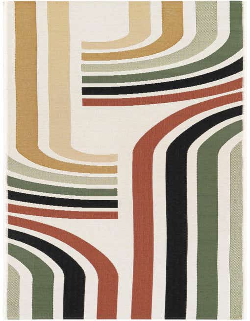 2' x 8' Easy-Clean Modern Indoor / Outdoor Runner Rug