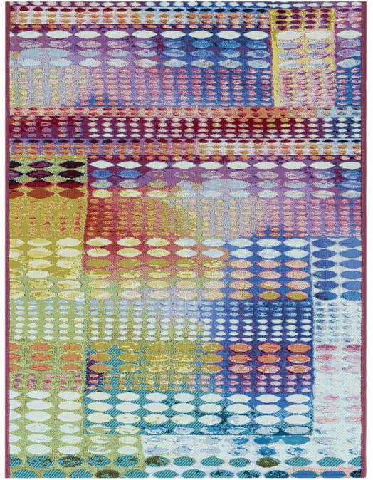 Detail image of 2' x 8' Easy-Clean Modern Indoor / Outdoor Runner Rug