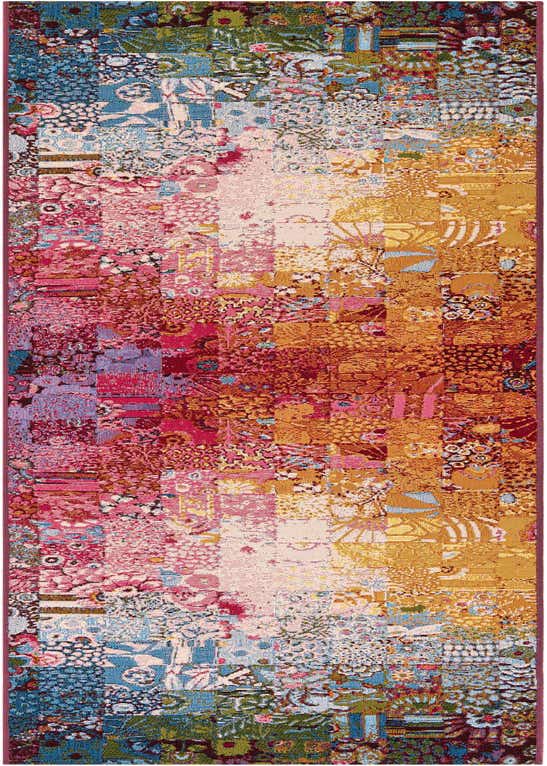2' 7 x 10' Easy-Clean Modern Indoor / Outdoor Runner Rug