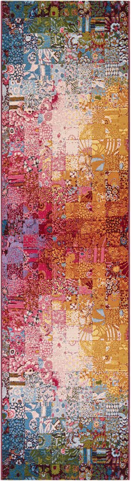 Detail image of 2' 7 x 10' Easy-Clean Modern Indoor / Outdoor Runner Rug