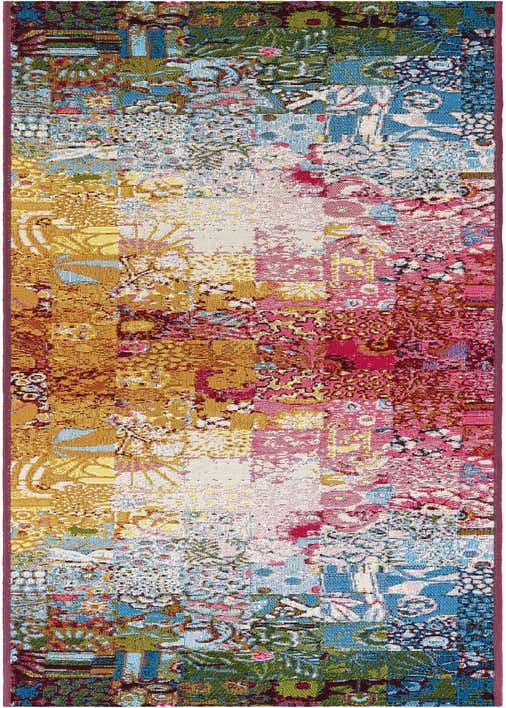 2' x 8' Easy-Clean Modern Indoor / Outdoor Runner Rug