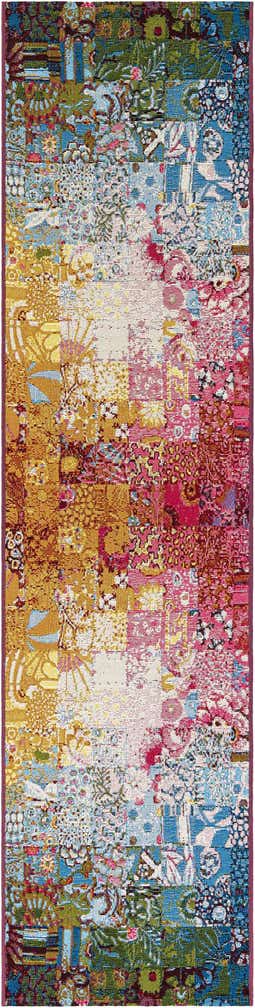 2' x 8' Easy-Clean Modern Indoor / Outdoor Runner Rug