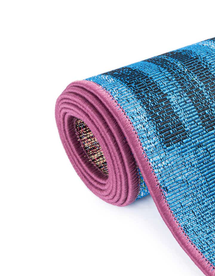 2' 7 x 10' Easy-Clean Modern Indoor / Outdoor Runner Rug