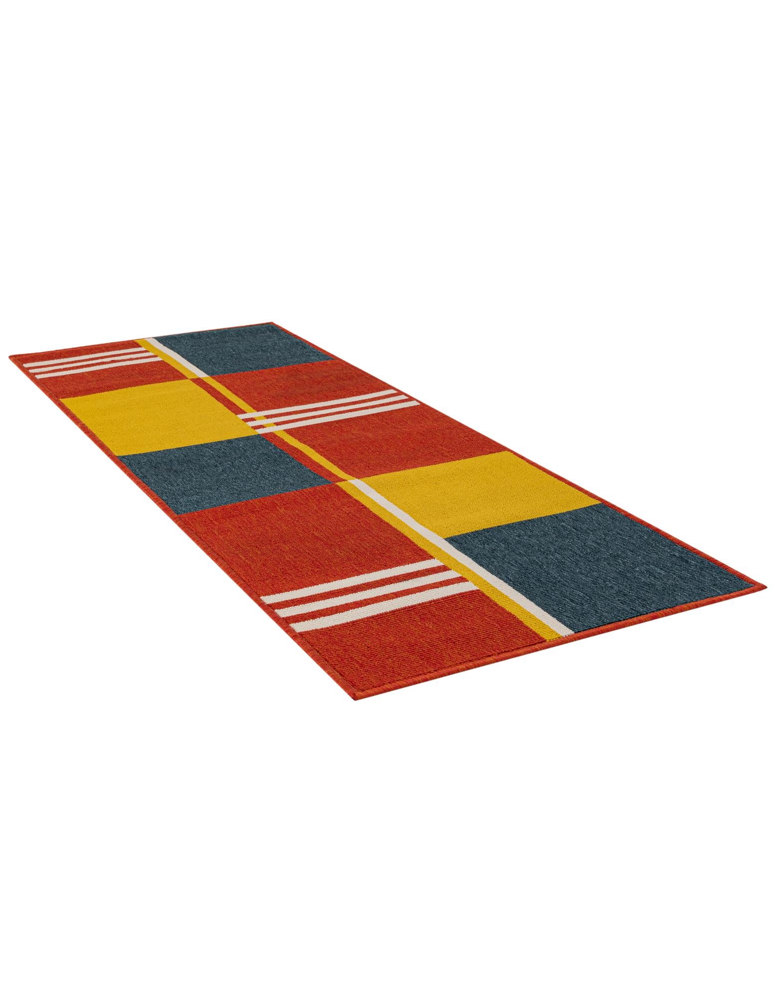 2' x 5' Easy-Clean Modern Indoor / Outdoor Runner Rug