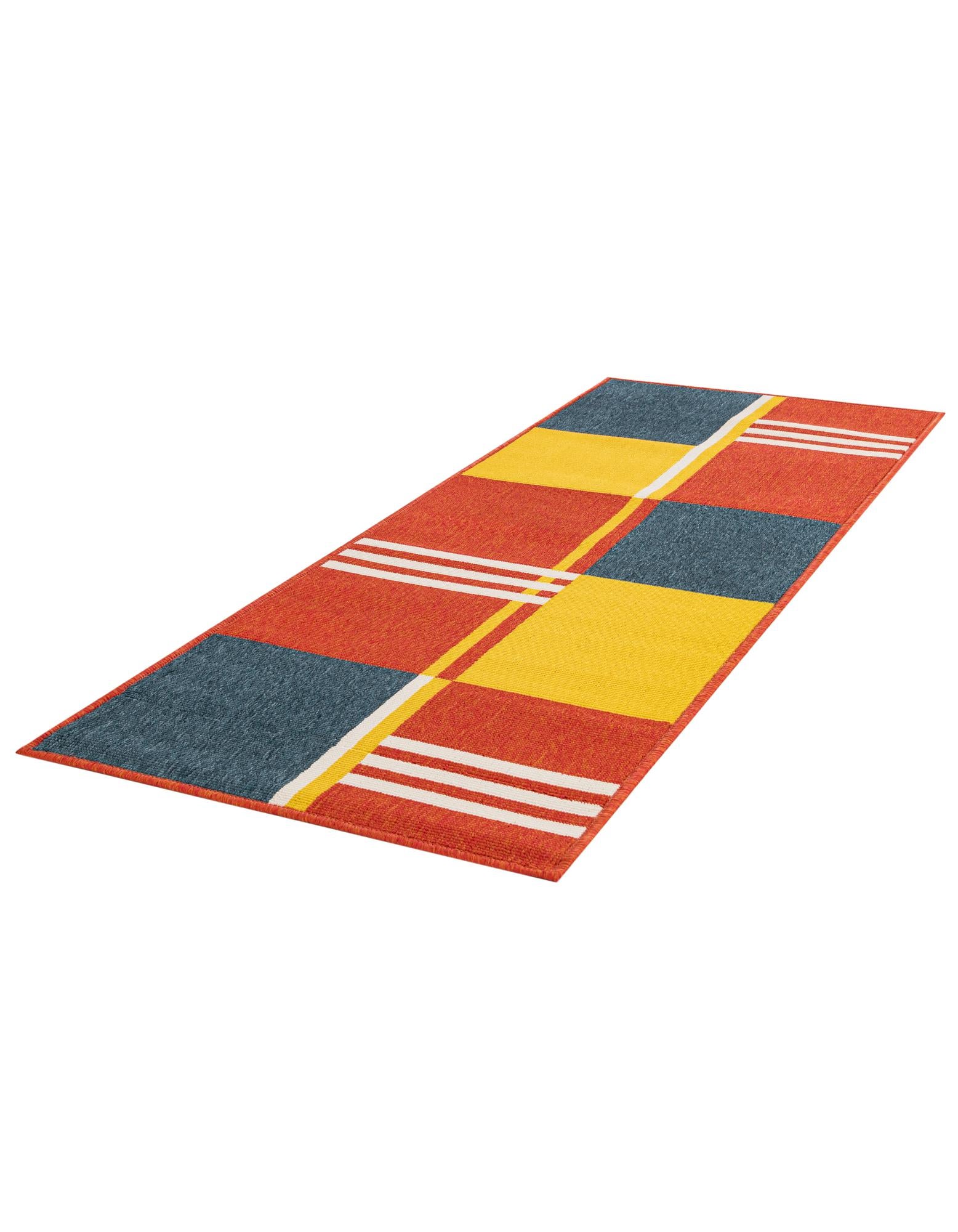 2' x 5' Easy-Clean Modern Indoor / Outdoor Runner Rug