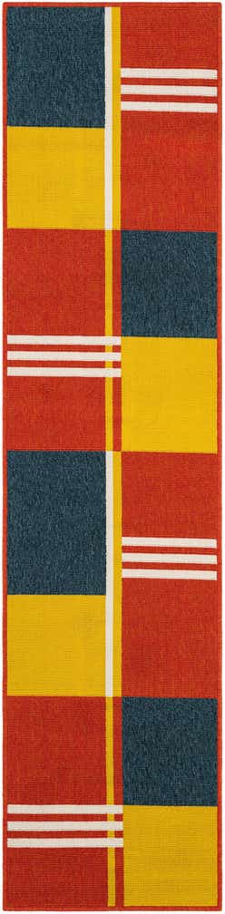 2' x 8' Easy-Clean Modern Indoor / Outdoor Runner Rug