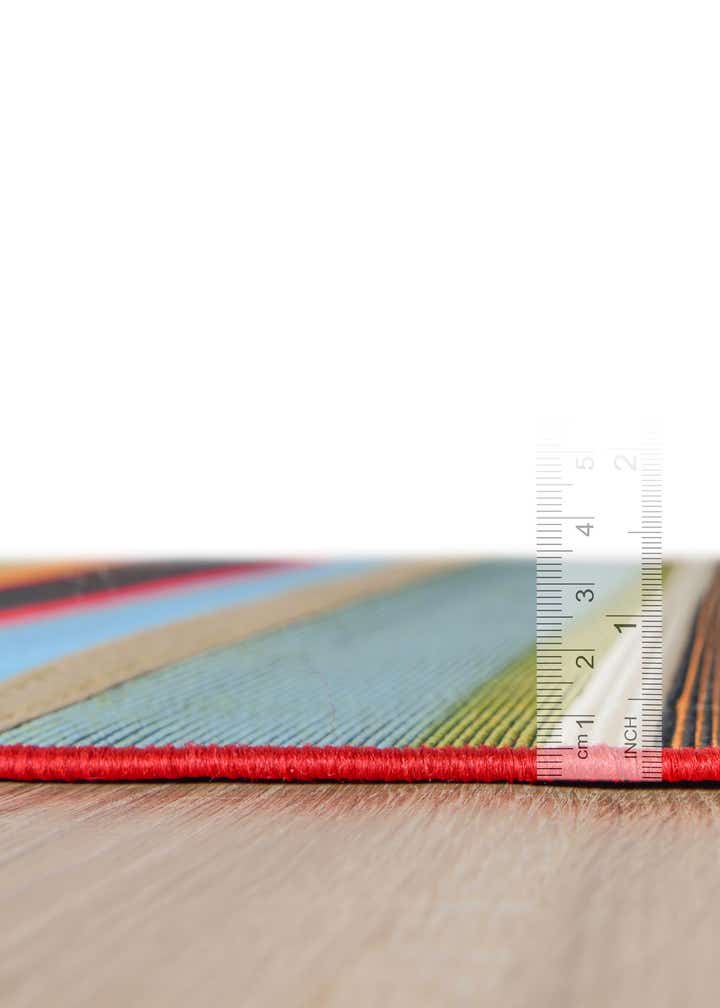 2' 7 x 10' Easy-Clean Modern Indoor / Outdoor Runner Rug