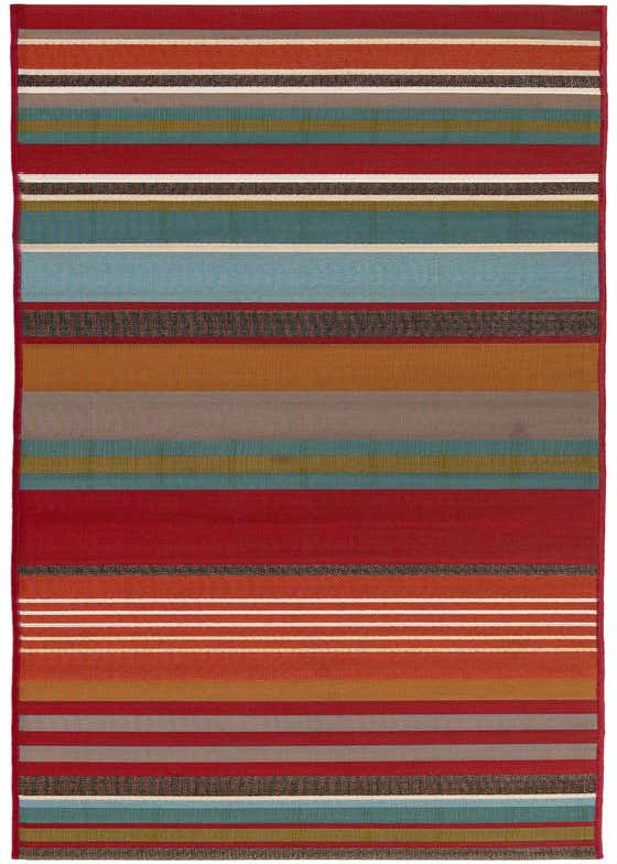 2' 7 x 10' Easy-Clean Modern Indoor / Outdoor Runner Rug