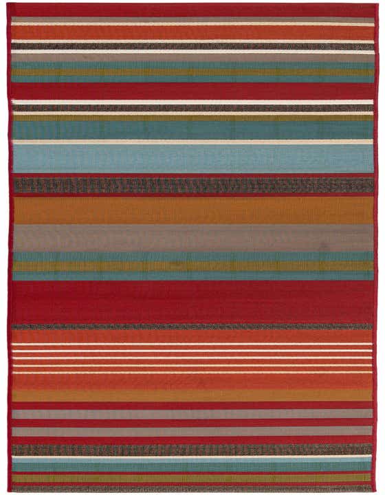 2' 7 x 10' Easy-Clean Modern Indoor / Outdoor Runner Rug