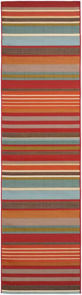 Detail image of 2' 7 x 10' Easy-Clean Modern Indoor / Outdoor Runner Rug
