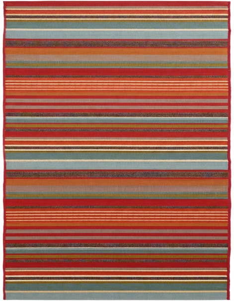 Detail image of 2' 7 x 12' Easy-Clean Modern Indoor / Outdoor Runner Rug