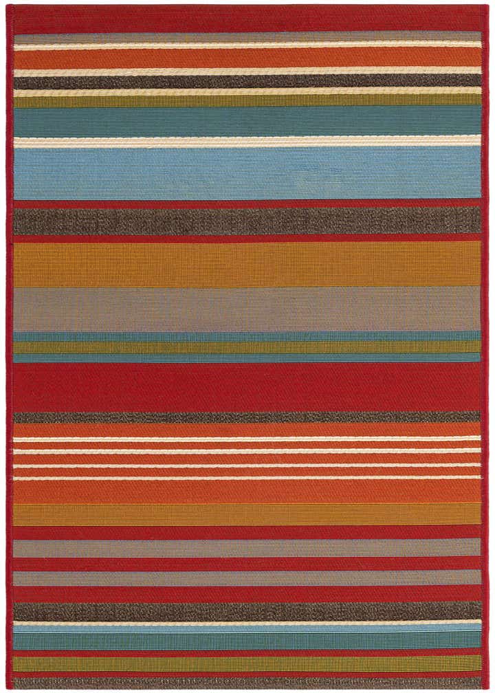 2' x 5' Easy-Clean Modern Indoor / Outdoor Runner Rug