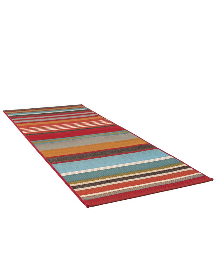 Detail image of 2' x 5' Easy-Clean Modern Indoor / Outdoor Runner Rug