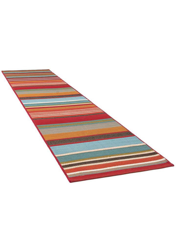 2' x 8' Easy-Clean Modern Indoor / Outdoor Runner Rug