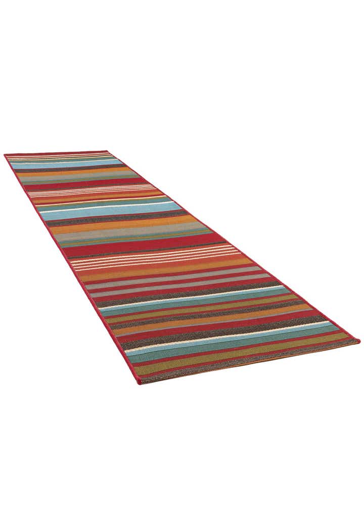 2' x 8' Easy-Clean Modern Indoor / Outdoor Runner Rug