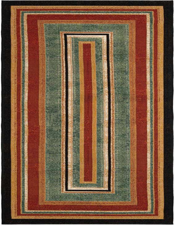 2' 7 x 10' Easy-Clean Modern Indoor / Outdoor Runner Rug