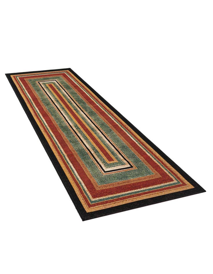 Detail image of 2' 7 x 10'  Washable Modern Indoor / Outdoor Runner Rug