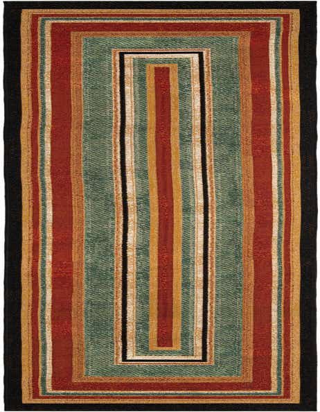 2' 7 x 12' Easy-Clean Modern Indoor / Outdoor Runner Rug