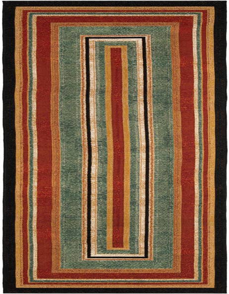 Detail image of 2' 7 x 12' Easy-Clean Modern Indoor / Outdoor Runner Rug