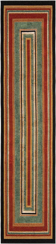 Detail image of 2' 7 x 12' Easy-Clean Modern Indoor / Outdoor Runner Rug