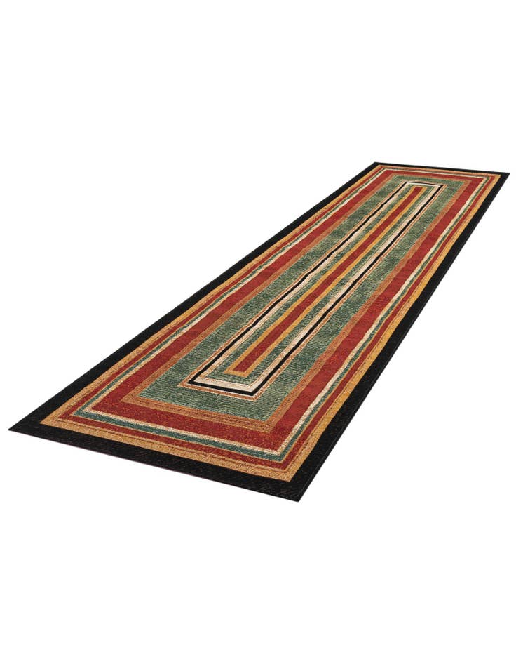 Detail image of 2' 7 x 12' Easy-Clean Modern Indoor / Outdoor Runner Rug