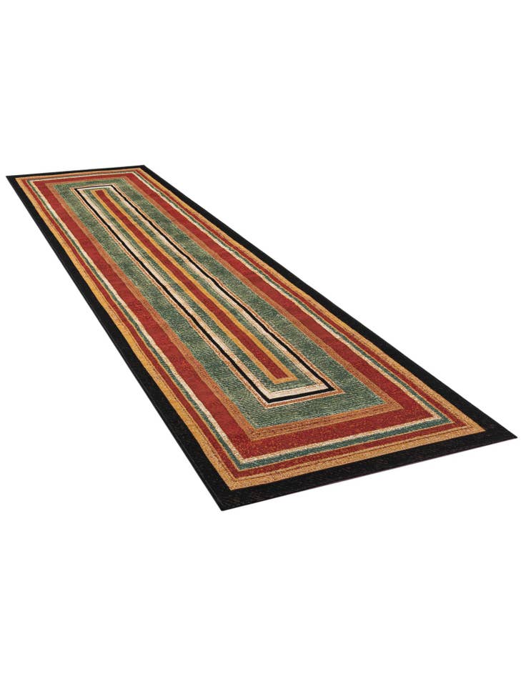 Detail image of 2' 7 x 12'  Washable Modern Indoor / Outdoor Runner Rug