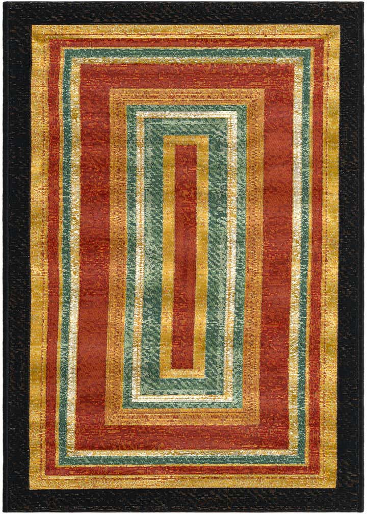2' x 5' Easy-Clean Modern Indoor / Outdoor Runner Rug