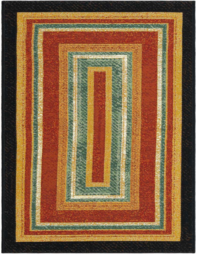 2' x 5' Easy-Clean Modern Indoor / Outdoor Runner Rug
