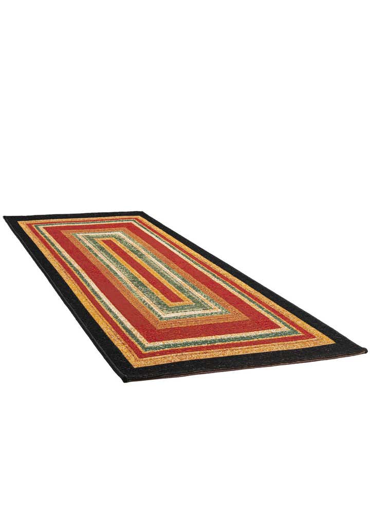 2' x 5' Easy-Clean Modern Indoor / Outdoor Runner Rug